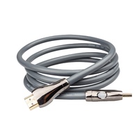 Câble HDMI haute vitesse 4K HDMI 2.0 flexible noir, fournisseur chinois, prend en charge 3D 4Kx2K 1080P
