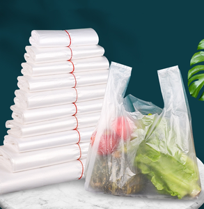HDPE/LDPE Manufacturer Thank You Bags Custom <b>Plastic</b> Shopping Bag T-shirt <b>Plastic</b> Bags With Logos - Product Image 2
