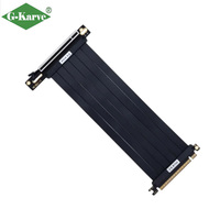 PCI-E Graphics Card Extension Cable 16X Adapter Cable PCIE 3.0 Ribbon Cable Copper Conductor TPE Vertical Installation Turning