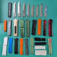 Couteau pliant EDC OT portable personnalisé, divers accessoires de poignée en aluminium CNC et styles de lames, couteau tactique d'extérieur OEM ODM