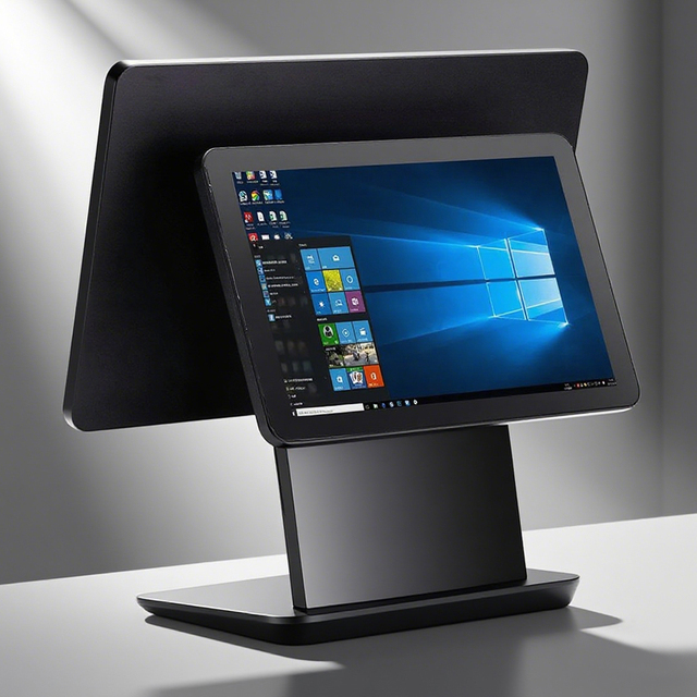 15.6" POS Cash Register Touch Screen PSO System Windows Payment Terminal All-in-one Machine Sales Terminal Customized Black