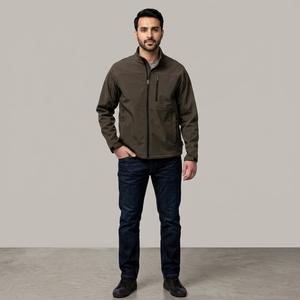 Veste Softshell d'hiver pour homme, sur mesure, avec fonctions chauffantes, nouveau design, respirante, confortable, meilleure qualité avec logo frontal - Product Image 1