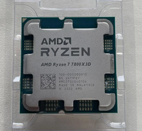 Pour processeur de bureau de jeu AMD Ryzen 7 7800X3D AM5 8 cœurs 16 threads 120W neuf en boîte