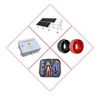Système solaire 5kW 10kW 20kW 30kW panneaux solaires avec batterie et onduleur kit complet système d'énergie solaire hybride pour la maison