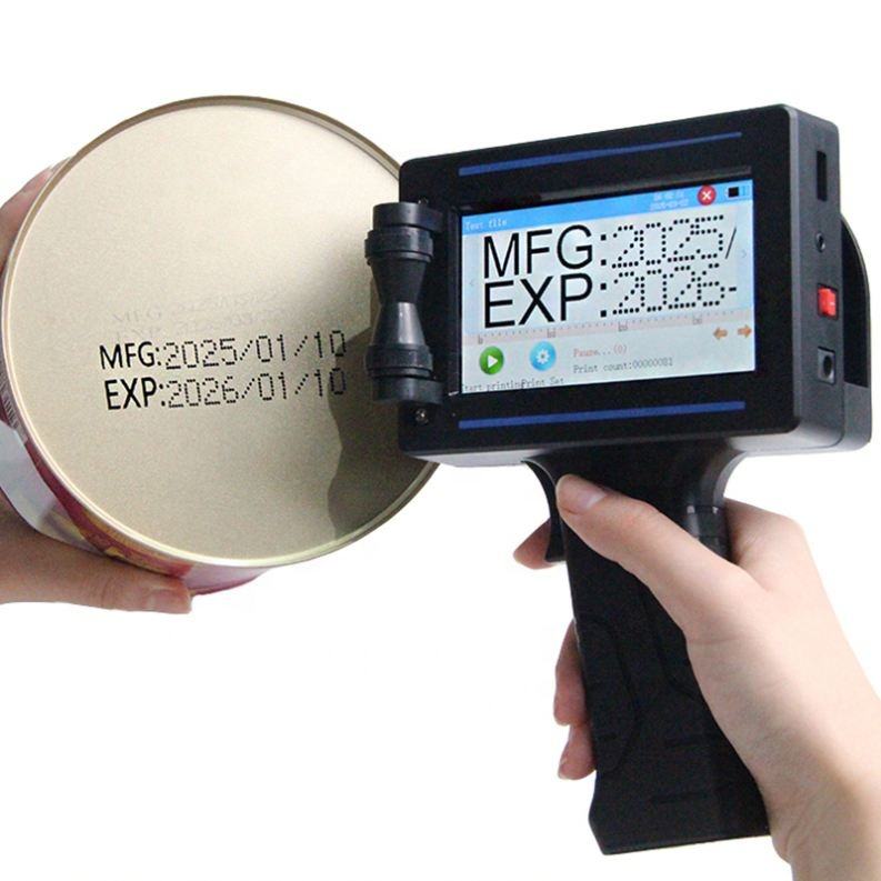 Logo Portable Handheld Inkjet Machine Best Selling TIJ Technology Jet ...