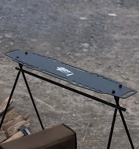 Tavolo da campeggio pieghevole portatile da esterno treppiede super leggero in alluminio