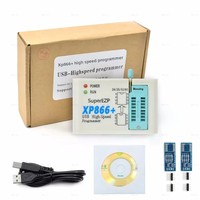 Programmateur USB SPI CH554T XP866 avec 2 adaptateurs, prend en charge les puces EEPROM Flash Bios 24 25 93 95, meilleur que l'EZP2019, dernière mise à niveau.