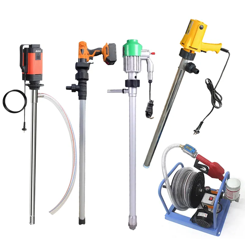 Multi-style electric diesel metering reel pump for machine Portable Transfer barrel pumps oil drum pump