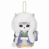 9 nouveaux porte-clés en peluche de chat Mofusand brodés de haute qualité et mignons pour la décoration de sac à dos