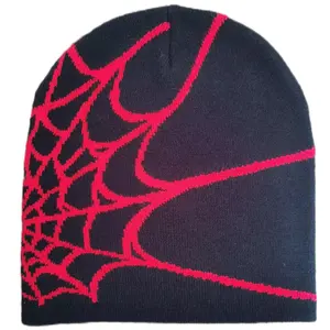 Chapéu quente cor bloco malha esportes ski gorro