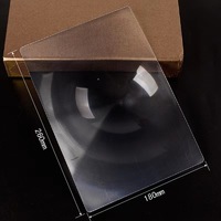 Loupe de Fresnel pleine page 3X feuille de lentille loupe en plastique PVC