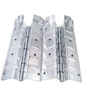 220*80*1.2mm Galvanized Steel Metal Stamping Pallet Collar Hinge For Crate Case