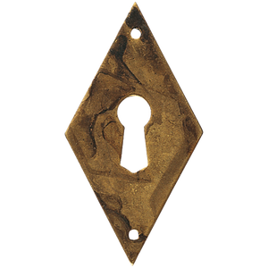 Insert de mobilier vertical '30667' 25x49 mm - Laiton antique - Product Image 1