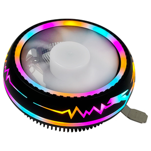Phổ RGB cầu vồng màu CPU Cooler cho <span class=keywords><strong>Intel</strong></span> AMD mới làm mát không khí với vật liệu nhôm Hộp Quà Tặng PC chơi Game - Product Image 2