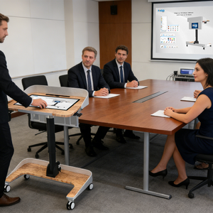 Podio Digital Inteligente con Pantalla de 1920*1080P/60Hz, Almacenamiento de 8G 128G y Transmisión Inalámbrica para Salas de Conferencias - Product Image 1