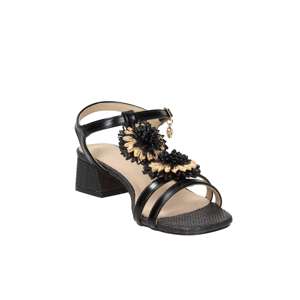 Gold & Gold Women's Heeled Sandal Black 37 4 Cm Heel - Product Image 4