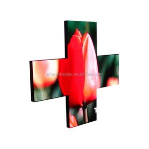 Tùy Chỉnh HD 1000Mm Dẫn Dấu Chéo Dược P10 Ngoài Trời <span class=keywords><strong>Led</strong></span> Chữ Thập Màn Hình Đầy Đủ Màu Sắc <span class=keywords><strong>Led</strong></span> Chữ Thập Pharmacy - Product Image 1