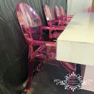 Kids Resin Baby Girl Pink <strong>Arm</strong> Ghost <strong>Children</strong> Kids Furniture Plastic PC <strong>Chairs</strong> - Product Image 6