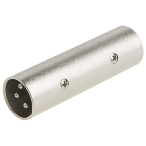 Aluminum Alloy Xlr Male To Male <b>Adapter</b> Plug In Connector For Audio Mic Extension - Product Image 2