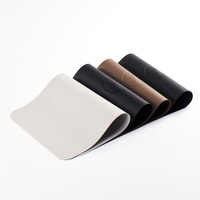 Logo personnalisé Tapis de table en cuir PU résistant à la chaleur Napperons pour table à manger Napperons pour table de cuisine