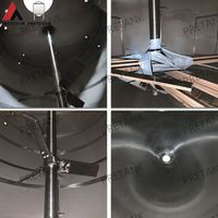 Cuve de mélange de 1500L, 1000L, 2000L avec agitateur, cuves de mélange pour le traitement des aliments avec enveloppe vapeur, équipement de mélange pour la mayonnaise