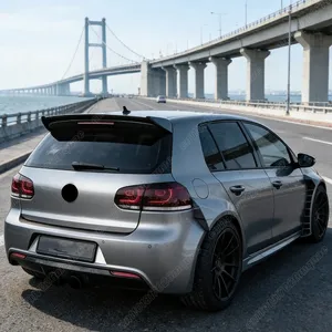 Pour Golf 6 MK6 GTD R20 2009 2010 2011 2012 2013, kit de carrosserie, décoration de spoiler arrière supérieur pour automobile - Product Image 5
