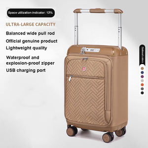 Tas Troli Kain Oxford dengan Roda Universal Koper Perjalanan 28 inci Kapasitas Besar Set Koper 20 inci Tas Kabin Kustomisasi - Product Image 3