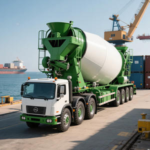 Kleine 2-Yard-Betonmischwagen, Benzin-Zementmischer-LKW für Bauarbeiten, Betonmischer-Anhänger Preis - Product Image 4