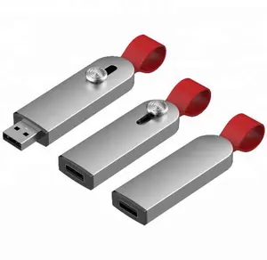 محرك فلاش USB cle جديد تمامًا من صانعي القطع الأصلية U Disk معدني بشعار مخصص 2.0 و 3.0 فلاش USB 8 جيجا بايت و16 جيجا بايت