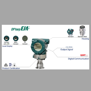 Module de contrôle de pression/débit avec débitmètre Yokogawa série VY et module de contrôle de pression/débit sanitaire EJAC60E - Product Image 1