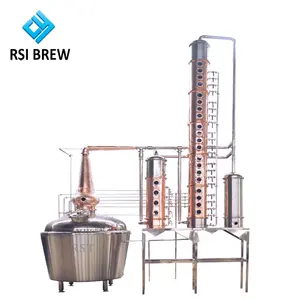 Factory Supplying Alcohol Copper Distiller Moonshine Distillery