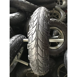 Pneu à rayons 4.00-8 2PR pour brouette <span class=keywords><strong>Haemmerlin</strong></span>, chariot à main et autres, en caoutchouc 16 pouces, conforme aux normes GS et OEM - Product Image 4