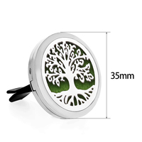 Diffuseur de parfum pour voiture Life of Tree 35mm, clip de ventilation, désodorisant, aromathérapie, huile essentielle, diffuseur de parfum pour voiture