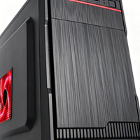 Boîtier d'ordinateur Meway Factory Direct USB Front Panel MicroATX Form Factor Mini Tower Mesh Airflow avec 3 ventilateurs pour le jeu et le bureau
