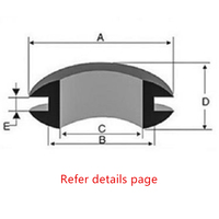 Joint d'alimentation en Silicone PVC fil de câble ligne anneau d'étanchéité gaine en caoutchouc Type O garde équipement de câblage manchon de câble