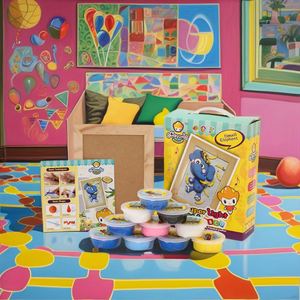 Coffret Cadeau d'Argile Mousse Animale avec Manuel d'Instructions et Couteau à Modeler, Idéal pour les Cadeaux d'Enfants à la Maternelle - Product Image 1