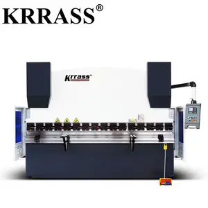 เครื่องดัดงอไฮดรอลิก krrass แบบกดเบรก NC 250Tons3200