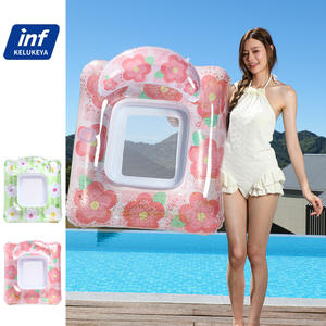 Tumbona Flotante Inflable para Piscina con Respaldo, Anillo de Natación para Adultos, Material de PVC, Silla Flotante para Agua - Product Image 5