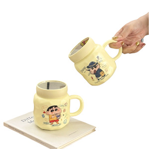 Taza de Cerámica Xiaoxin con Acabado Espejo, Linda Taza de Gran Capacidad con Diseño de Dibujos Animados, Resistente a Altas Temperaturas, Apta para Microondas, Práctica - Product Image 5