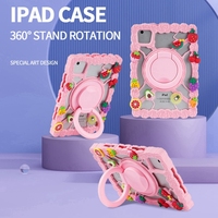 Vente en gros de coques de tablette personnalisées en silicone antichoc à 360 degrés avec support rotatif pour iPad Pro 9,7/11 pouces avec option OEM