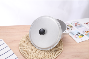 Caldero <span class=keywords><strong>Colombiano</strong></span> Tradicional Hecho a Mano de Aluminio de 2.0qt para Cocinar y Servir, Color Plateado - Product Image 4