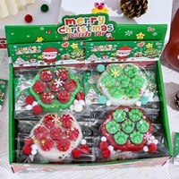 Jouet anti-stress compressible en forme de bonbon de Noël, pâte comestible au toucher doux pour filles et garçons de 3 ans et plus, jeunes (15-35 ans), en matériau EVA, cadeau
