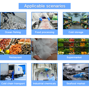 Máy Làm Đá Vảy thương mại 500kg mỗi ngày Máy Làm Đá Vảy cho doanh nghiệp nhỏ Máy Làm Đá Vảy tuyết làm mát không khí - Product Image 4