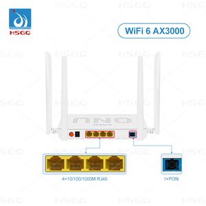 Enrutador de fibra WIFI6 XPON ONU, nuevo, 4GE LAN AX3000, 6 ONT WiFi, banda <span class=keywords><strong>Bual</strong></span> 2,4G 5G AX3000 ONU - Product Image 4