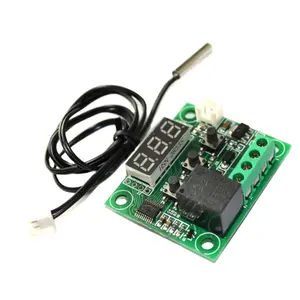 W1209 Digital LED DC 12V + NTC Sensor heat cool temp thermostat temperature switch Module On/Off Controller electronic Board DIY