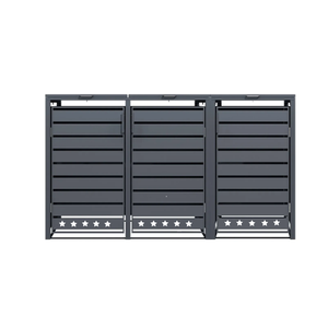 Capannone per <span class=keywords><strong>biciclette</strong></span> con deposito intelligente da <span class=keywords><strong>giardino</strong></span> esterno impermeabile in metallo mobile e chiudibile a chiave - Product Image 3