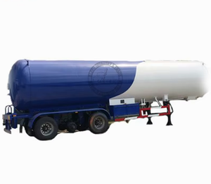 Semi-remorque citerne à gaz GPL en acier de 52600 litres à 3 essieux, citerne à gaz de pétrole liquéfié d'occasion, remorque citerne GPL - Product Image 1