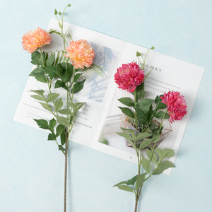 Flores Artificiales de Peonía de Doble Cabeza y Flor Grande, Decoración para el Hogar, Salas de Estar, Entradas, Bodas, Festivales, Exhibición Comercial - Product Image 6