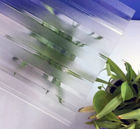 Panneau de toiture en polycarbonate transparent pour serre, gouttière de sécurité incendie, tuile de toiture en résine PVC