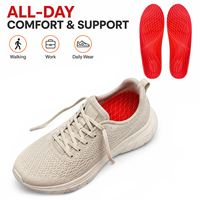Semelles orthopédiques pour hommes et femmes, semelles de soutien de la voûte plantaire, semelles de chaussures à amorti amélioré, semelles absorbant les chocs pour pieds plats et fasciite plantaire